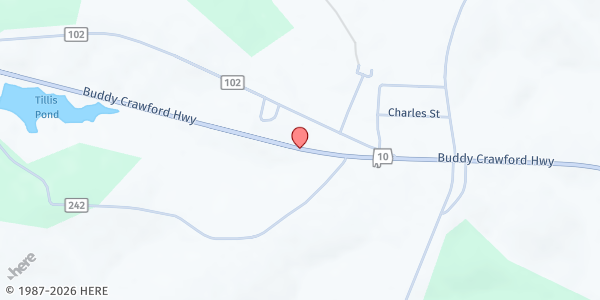 Map showing Christ Temple Outreach at 2870 AL-10, Abbeville, AL