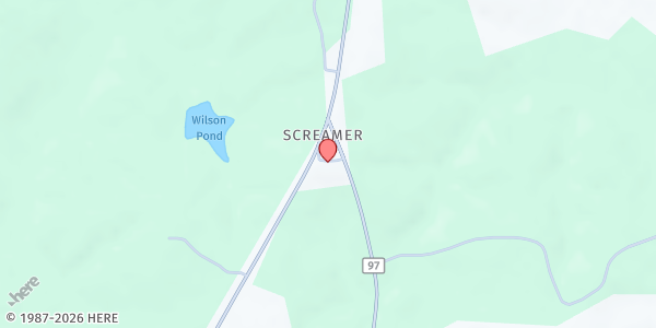 Map showing Mt. Olive Baptist Church at 12466 AL-95, Abbeville, AL