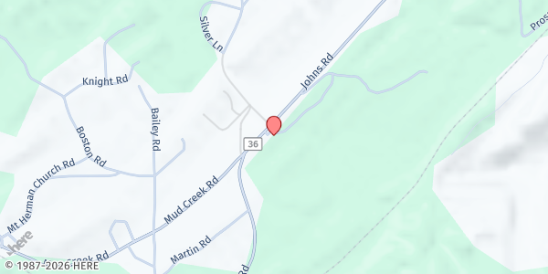 Map showing Bible Comes to Life Church at 7258 Johns Road, Adger, AL