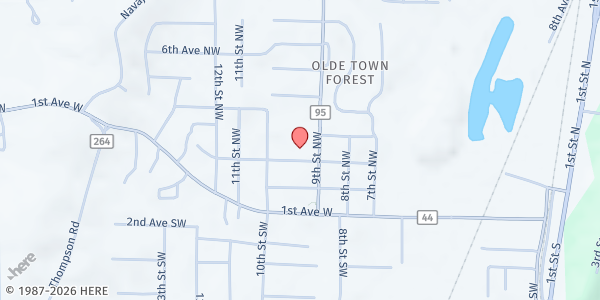 Map showing First Baptist Church Alabaster at 903 3rd Avenue NW, Alabaster, AL