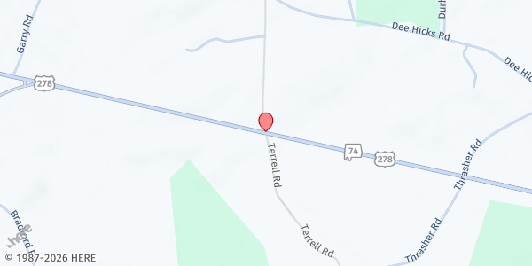 Map showing Mt. Olive Missions Center at 9462 US-278, Altoona, AL