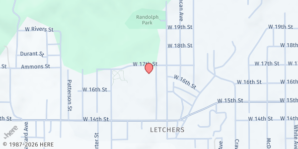 Map showing Bethel Baptist Church Mobile Pantry at 1658 Lehman Ave., Anniston, AL