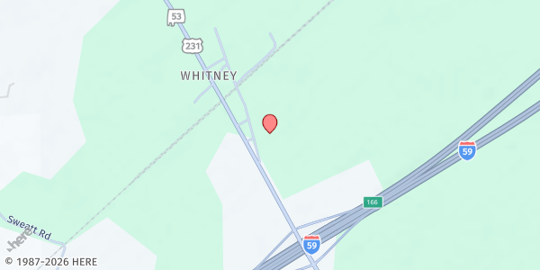 Map showing The Healing Place Church: St. Clair at 90 Sheffield Dr., Ashville, AL