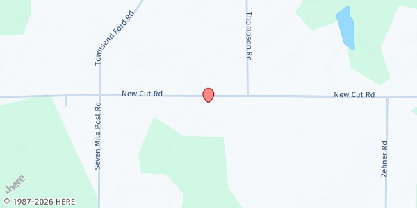 Map showing Full Gospel Church at 17470 7 Mile Post Rd., Athens, AL