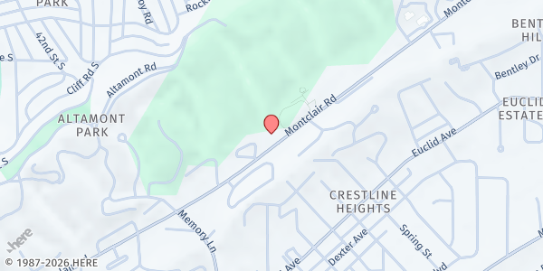 Map showing Collat Jewish Family Services - Birmingham Office at 3940 Montclair Rd. #205, Birmingham, AL