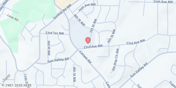 Map showing Rebirth Christian Fellowship Giveaway at Super Beauty at 2115 Center Point Pkwy., Birmingham, AL