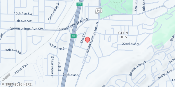 Map showing The Ministry Center at Green Springs at 2230 Green Springs Hwy., Birmingham, AL