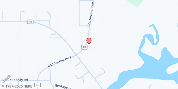 Map showing Swift Elementary at 6330 Bon Secour Hwy, Bon Secour, AL