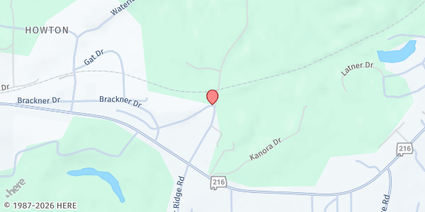 Map showing Pleasant Grove Baptist Assoc. - Christian Ministries Center at 16914 AL-216, Brookwood, AL