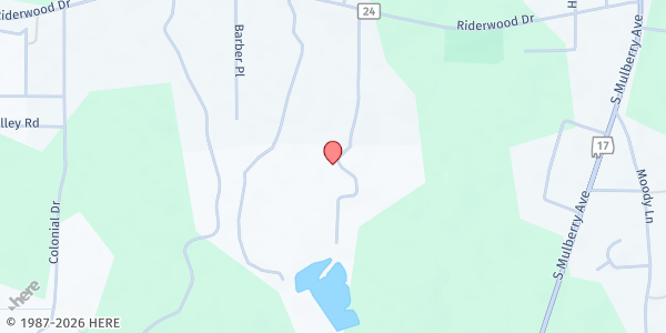 Map showing Choctaw County Elementary at 201 Tom Orr Ave, Butler, AL