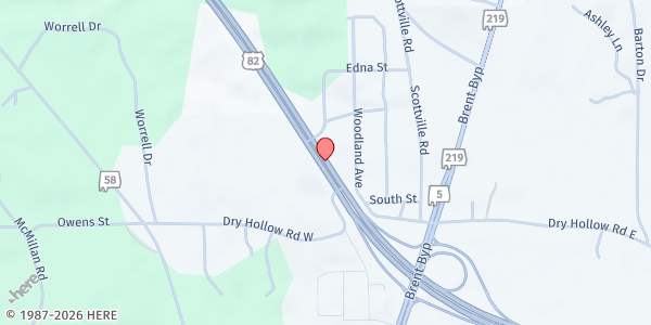 Map showing River of Life Church at 10325 US-82, Centreville, AL