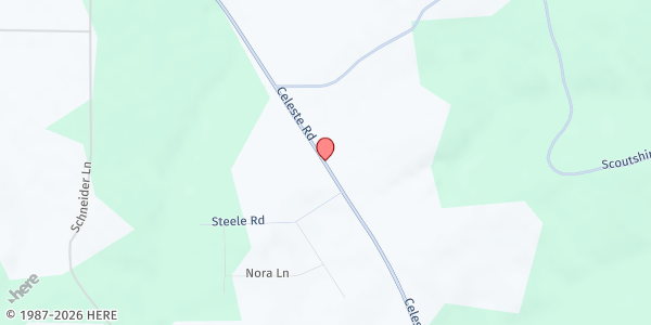 Map showing Triumph Ministry Inc at 7980 Celeste Rd, Citronelle, AL