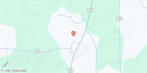 Map showing Mt. Pisgah Church at 2930 County Rd. 49, Clanton, AL