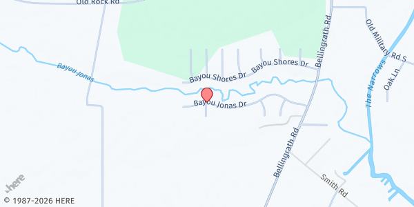 Map showing St. Mary by the Sea at , Coden, AL
