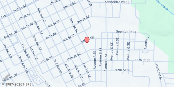 Map showing The Link - Cullman at 708 9th St. SE, Cullman, AL