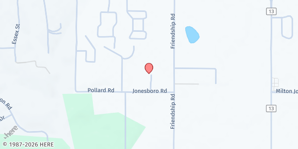 Map showing African Universal Church at 8355 Jonesboro Rd., Daphne, AL