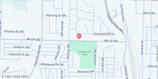 Map showing Decatur Dream Center at 312 8th St SW #3807, Decatur, AL