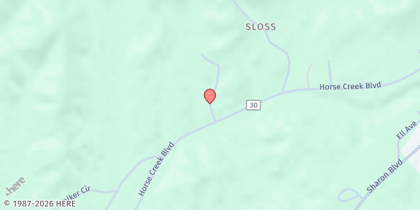 Map showing Mission of Hope at 38 Cut N. Curl Rd., Dora, AL