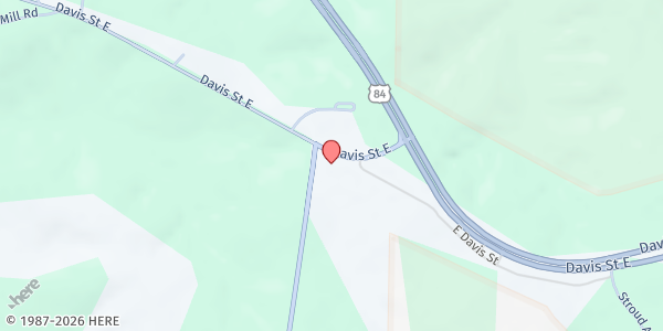 Map showing Greater New Zion Missionary Baptist Church at 720 E. Davis St., Elba, AL