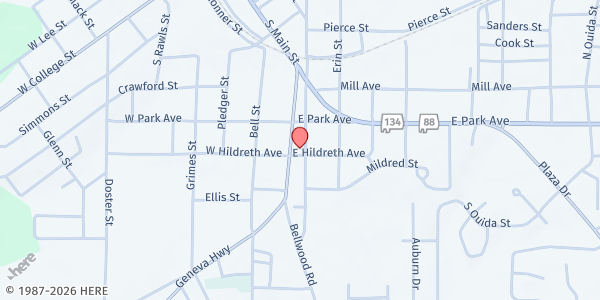 Map showing Christian Mission Centers - Enterprise at 231 Geneva Hwy., Enterprise, AL