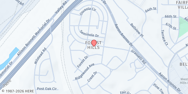 Map showing Mt. Pilgrim People's Development Center at 6748 Grasselli Road, Fairfield, AL