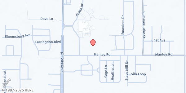 Map showing Fairhope Middle School at 2 Pirate Dr, Fairhope, AL