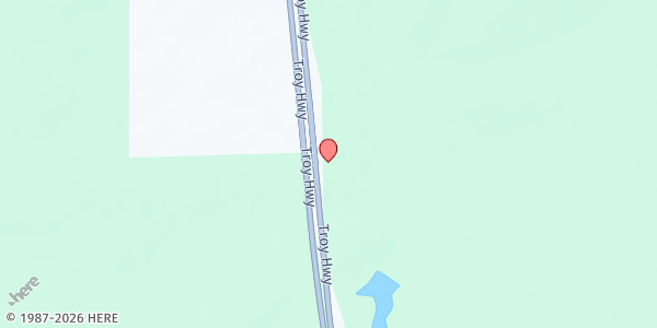 Map showing Old Mount Pleasant Missionary Baptist Church at 25169 Troy Hwy., Grady, AL