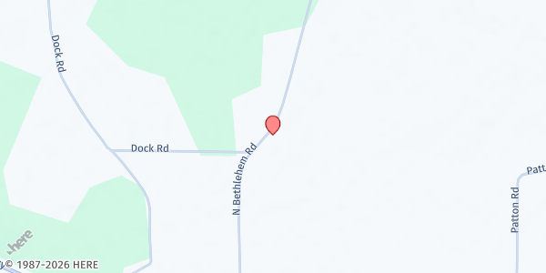 Map showing Bethlehem Missionary Baptist Church at 748 N. Bethlehem Rd., Greenville, AL