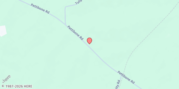 Map showing Old Elam Baptist Church at 958 Pettibone Rd., Greenville, AL