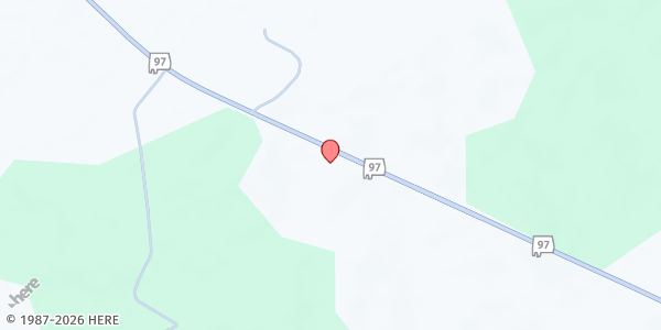 Map showing Friendship Missionary Baptist Church at 1882 AL-97, Hayneville, AL