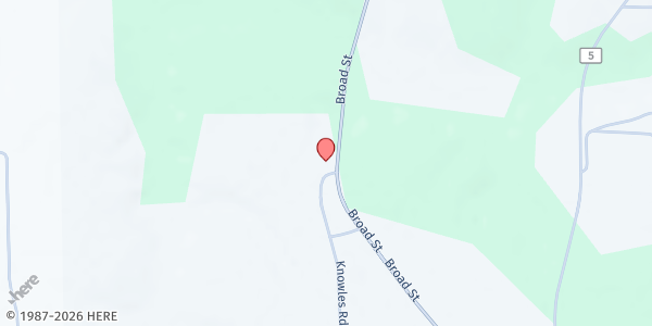 Map showing Piney Grove Primitive Baptist Church at 1947 Broad St., Headland, AL