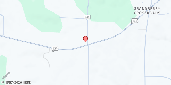 Map showing Sardis Missionary Baptist Church at 115 Co. Rd. 238, Headland, AL