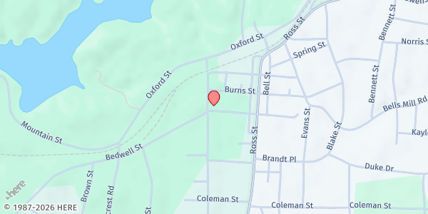 Map showing HEARTS of Cleburne at 915 Ross St., Heflin, AL
