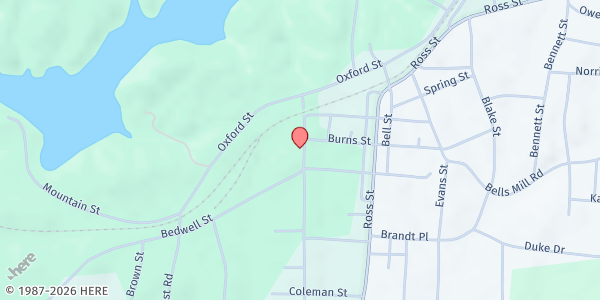 Map showing HEARTS of Cleburne at 915 Ross Street, Heflin, AL