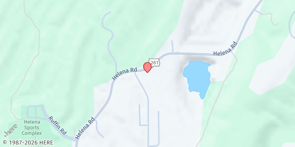 Map showing Mount Pleasant Baptist Church at 5320 Helena Road, Helena, AL