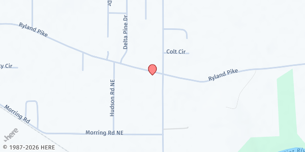 Map showing Wears Chapel Baptist Church at 938 Ryland Pike, Huntsville, AL