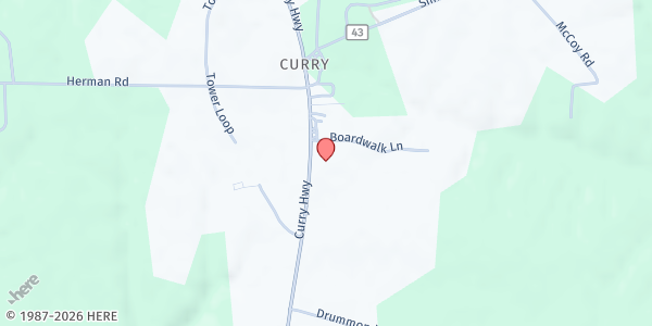 Map showing CSFP - Mt. Vernon at 6450 Curry Highway, Jasper, AL