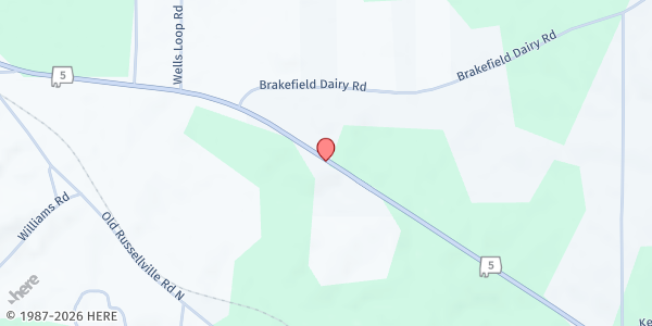 Map showing New Prospect Baptist Church at 770 Highway 5, Jasper, AL