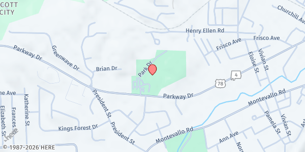 Map showing Leeds Outreach at 1000 Park Drive, Leeds, AL