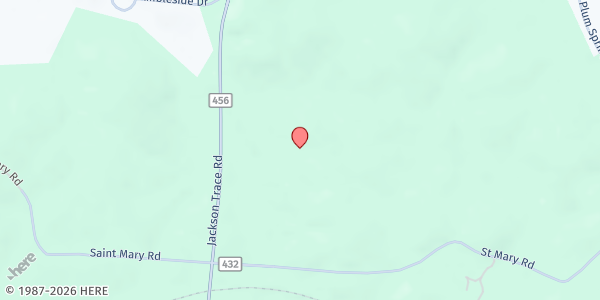 Map showing Saint Mary's Client Choice Senior Grocery Program at 2389 St Mary Rd., Lincoln, AL