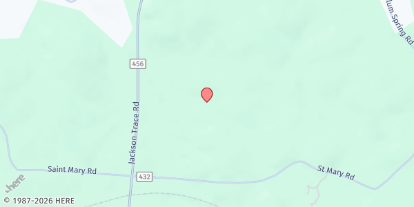 Map showing St. Mary Missionary Baptist Church at 2389 St Mary Rd., Lincoln, AL