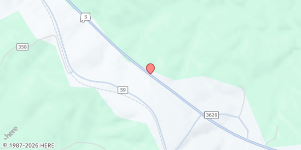 Map showing Lynn Community Center at 22584 Hwy 5, Lynn, AL