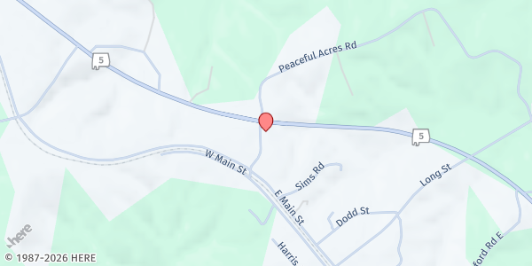 Map showing The Sassy Help Client Choice Senior Grocery Program - Lynn at 29 Heck St, Lynn, AL