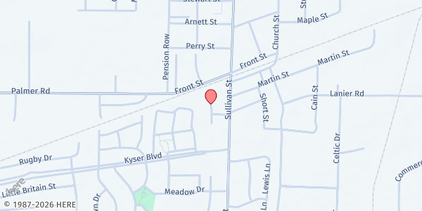 Map showing Huntsville Assistance Program (HAP) - Madison at 103 Gin Oak Ct., Madison, AL