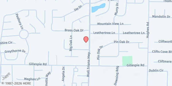 Map showing Madison Worship Center - Food Distribution Center at 5290 Wall Triana Hwy, Madison, AL