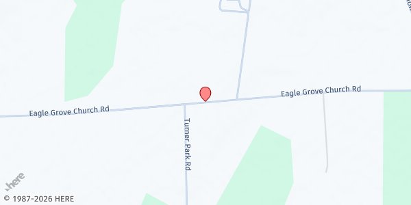 Map showing Eagle Grove Missionary Baptist Church at 1467 Co. Rd. 38, Marion, AL