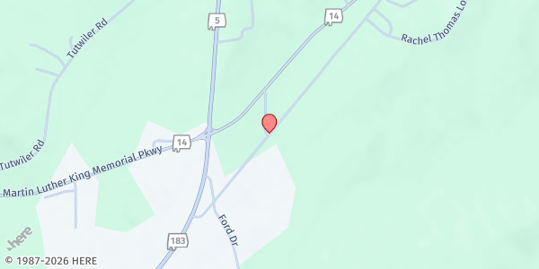 Map showing Project GRACE Central AL at 20987 AL-183, Marion, AL