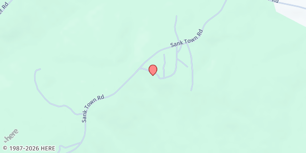 Map showing The Friends Center at 66 Academy Ln., McIntosh, AL