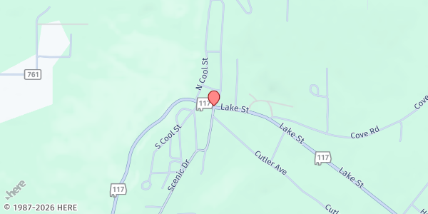 Map showing St. Joseph's on the Mountain at 21145 Scenic Drive, Mentone, AL