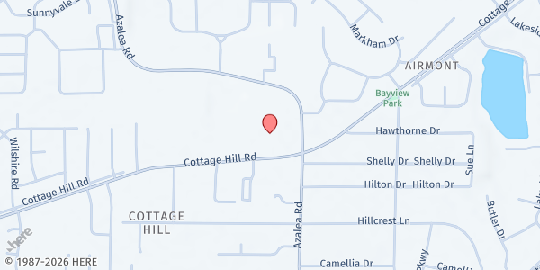 Map showing Fonde Elementary at 3956 Cottage Hill Rd, Mobile, AL
